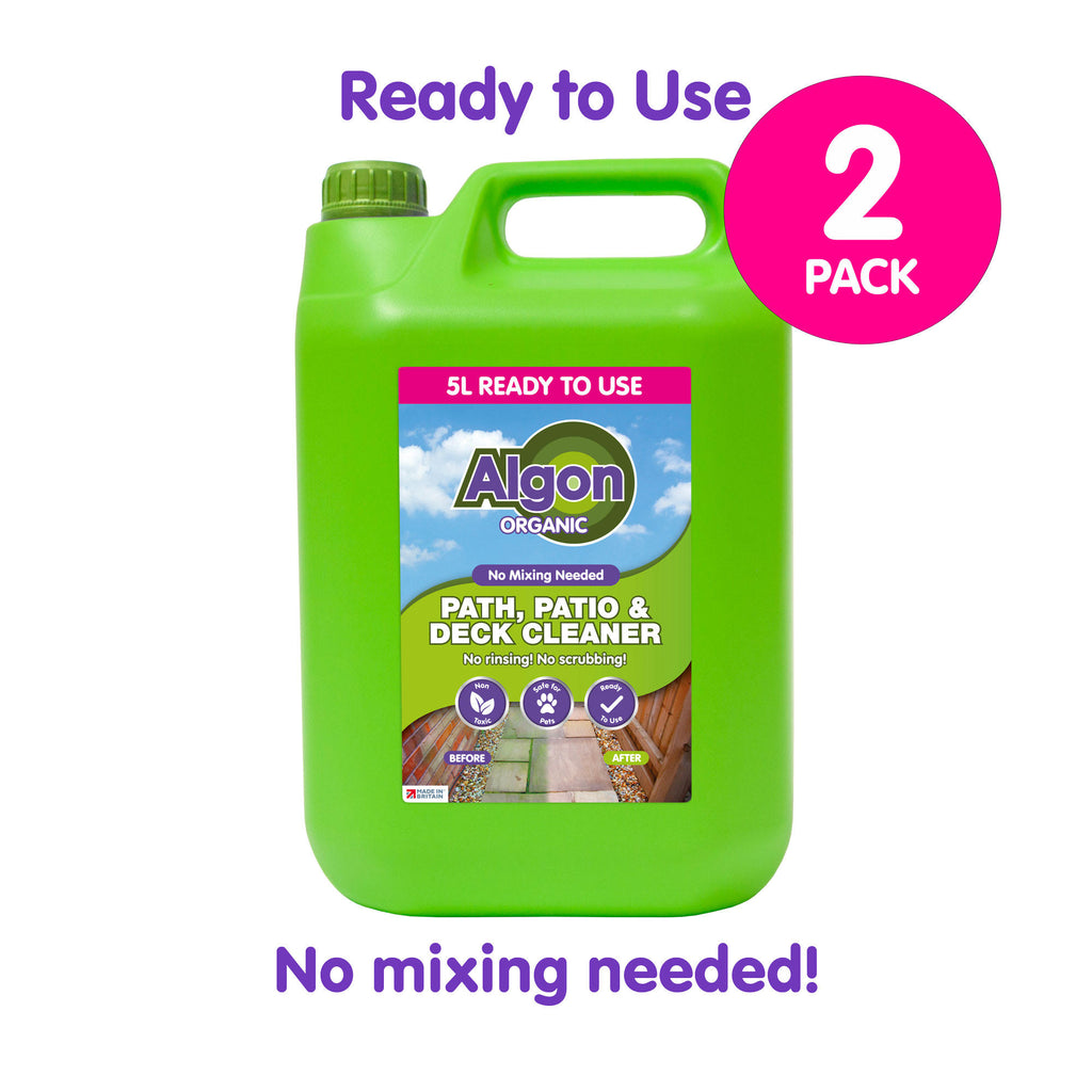 Algon Organic Patio Cleaner 5 Litre Ready to Use - 2 Pack